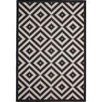 Ecology Collection Diamond Outdoor Rug - Black / 200cm - thumbnail 1