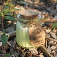 Vanilla Soy Pot of Fragrance Candles - Green