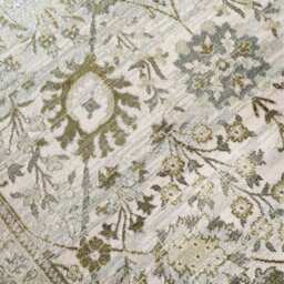 Traditional Floral Pattern Bordered Area Rug - Green / 280 x 190cm - thumbnail 2