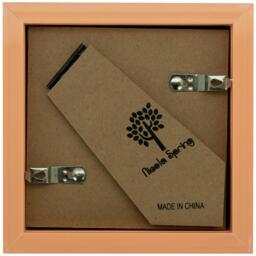 "3D Box Photo Frame - 4 x 4"" with 2 x 2"" Mount - Pack of 2 - Light Wood" - thumbnail 5