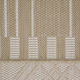Beige Abstract Outdoor Rug - Basata - Beige / 160cm x 230cm - thumbnail 4
