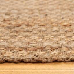 Woven Jute Area Rug - Brown / 150 x 80cm - thumbnail 3