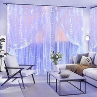 String Curtain Lights 300 LED  - Clear