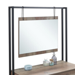 Stretton Dressing Table With Mirror - Rustic Oak - thumbnail 5