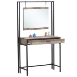 Stretton Dressing Table With Mirror - Rustic Oak - thumbnail 4
