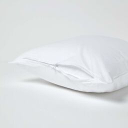 200 Thread Count Egyptian Cotton Housewife Pillowcase - White / 40cm - thumbnail 3