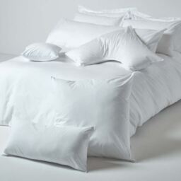 200 Thread Count Egyptian Cotton Housewife Pillowcase - White / 40cm - thumbnail 4