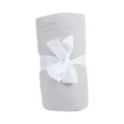 Essential Soft Fleece Throw - Silver - thumbnail 2