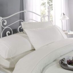Ritz Hotel Quality 300 Thread Count Duvet Cover Sets Cream Double - Yellow - thumbnail 2