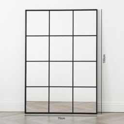 Aion Window Mirror 100x70cm - Black - thumbnail 3