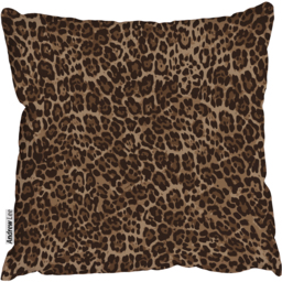 Seamless animal skin print Outdoor Cushion - Brown - thumbnail 2