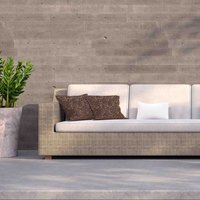 Seamless animal skin print Outdoor Cushion - Brown - thumbnail 1