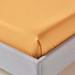 200 Thread Count Egyptian Cotton Flat Sheet - Mustard / Double - thumbnail 2
