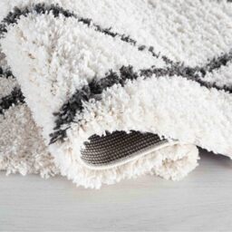 Moroccan Berber Shaggy Rugs Living Room Scandi Design - Dark Cream / 160x230 cm Rectangle - thumbnail 3