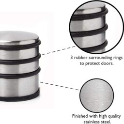 Heavy Duty Door Stopper - Silver - thumbnail 5