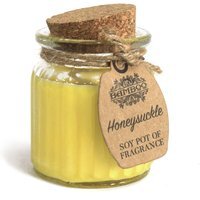 Honeysuckle Soy Pot of Fragrance Candles - Yellow