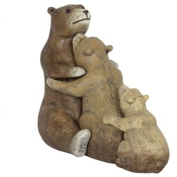 Harmonious Bear Family Ornament - Brown - thumbnail 3