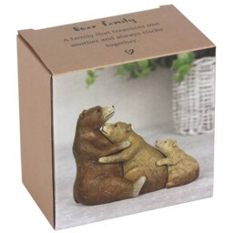 Harmonious Bear Family Ornament - Brown - thumbnail 5