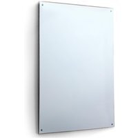 MirrorOutlet Home Gym Circuitt 4mm Sheet Mirror Glass 4 Holes 183 x 122 CM - Silver - thumbnail 1