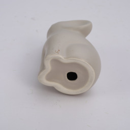 Medium 1 Pair of Elephant Lovers Statue Ceramic Wild Animal Desktop Ornament - Grey - thumbnail 4
