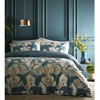 Savannah Duvet Cover Set - Teal / Double - thumbnail 1