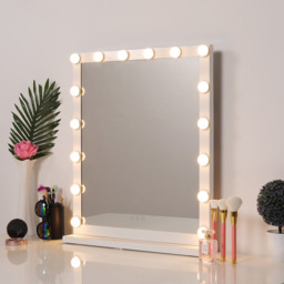 Luxury Hollywood Makeup Mirror with 3 lighting Modes - White / 42cm - thumbnail 2