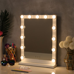 Luxury Hollywood Makeup Mirror with 3 lighting Modes - White / 42cm - thumbnail 4