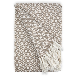 Casablanca Throw - Taupe / 178cm / 254cm - thumbnail 2