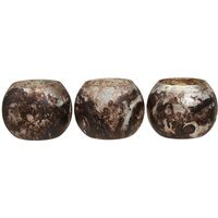 Set of 3 Garan Tealight Holders - Multi colour