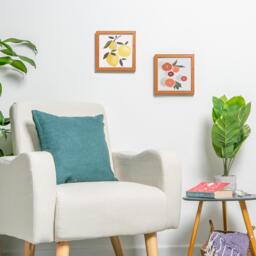 "8x8"" 3D Box Photo Frame Pack of 2 - Brown" - thumbnail 2