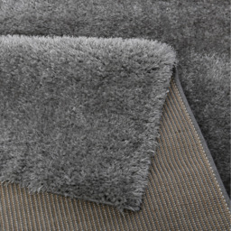 Thick Soft Shaggy Plain High Pile Dream Area Rug - Silver / 240x330 - thumbnail 2
