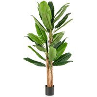 6.4 FT Tall Artificial Banana Tree - Green - thumbnail 1