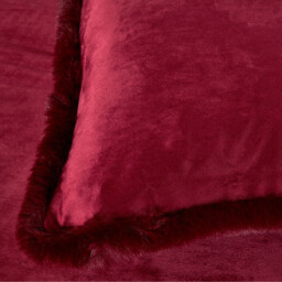 Selena Velvet Duvet Set - Mulberry / King - thumbnail 3