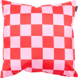 icon 43x43cm Checkerboard Scatter Cushions, Set of 4 - Pink - thumbnail 2