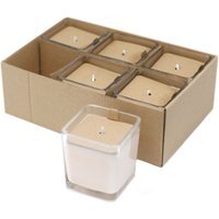 White Label Soy Wax Jar Candle Baby Powder - Blue