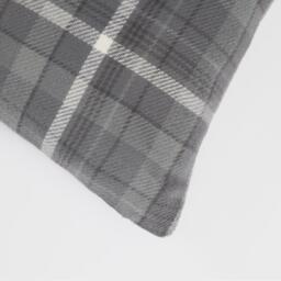 Pack Of Winsford Check Cushion Covers - Charcoal / 4 - thumbnail 3