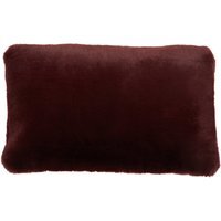 Bosie Lamina Red Wine Rectangular Cushion - Red