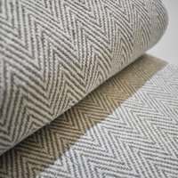 Chevron Sand Throw - Bronze / 150cm