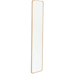 Rectangular Soft-Corner Wall-Mounted Full Length Mirror - Gold - thumbnail 5