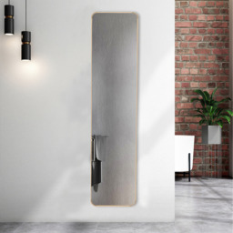 Rectangular Soft-Corner Wall-Mounted Full Length Mirror - Gold - thumbnail 4