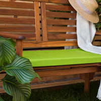 Waterproof Garden Bench Cushion  - Green - image 1