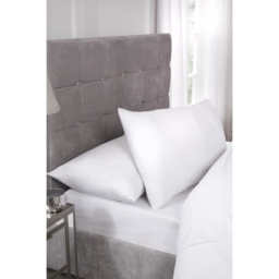 Peracle Fitted Valance Sheet - White / Single - thumbnail 2
