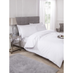 Peracle Fitted Valance Sheet - White / Single - thumbnail 3