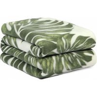 Tropical Throw Blanket - Green