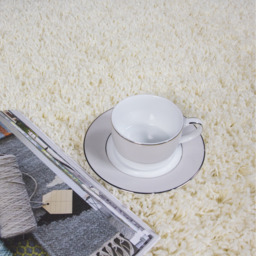 Soft Value Natural Cream Shaggy Area Rug - Cream / 230 x 60cm - thumbnail 2
