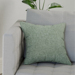 Austin-Dallas Textured Pair of Cushion Covers - 43x43cm - Cases Only - Green - thumbnail 2