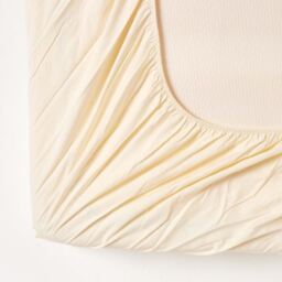 Organic 300 TC Luxury Quilted Fitted Mattress Protector - Cream / Double - thumbnail 2
