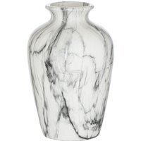Chours Marble Finish Elegant Vase - White