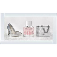 Fashion Trio ii Glitter Liquid Wall Art Dcor - Silver
