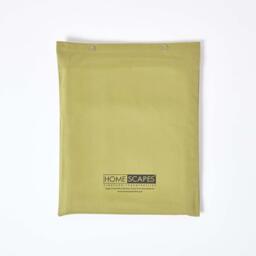 1000 Thread Count Egyptian Cotton Extra Deep Fitted Sheet - Olive Green / Single - thumbnail 4